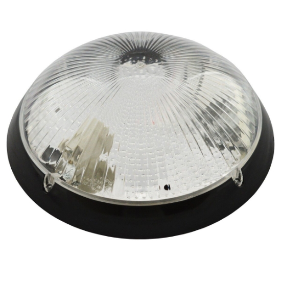Imagine PLAFONIERA 1xE27 MAX60W NEGRU IP65 NEMLI