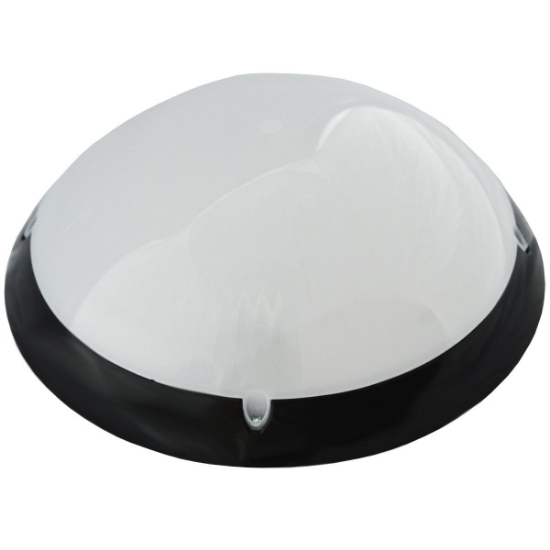 Imagine PLAFONIERA 1xE27 MAX60W NEGRU IP65 NEMLI