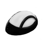 Imagine PLAFONIERA 1xE27 MAX60W NEGRU, OPAL IP54 NEMLI