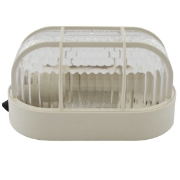 Imagine PLAFONIERA 1xE27 MAX60W CU GRATAR ALB IP40 BETA