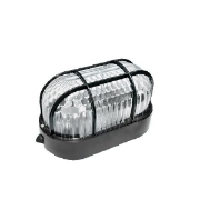 Imagine PLAFONIERA 1xE27 MAX60W CU GRATAR NEGRU IP40 BETA