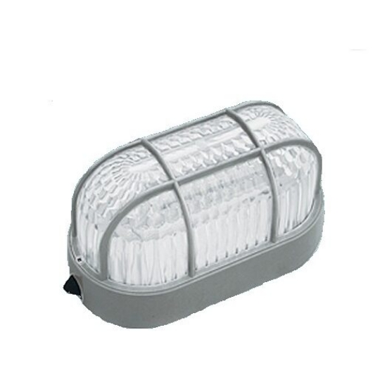 Imagine PLAFONIERA 1xE27 MAX60W CU GRATAR GRI IP40 BETA