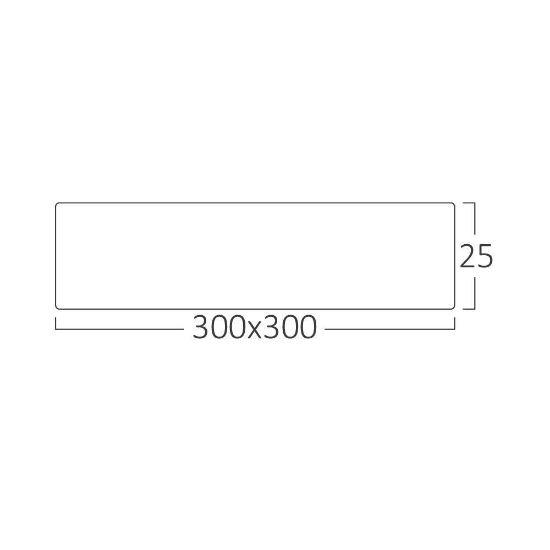 Imagine PLAFONIERA LED 26W 3in1 IP40 NEGRU JADE SQR SLR