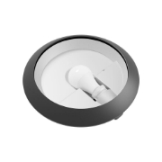 Imagine PLAFONIERA CU SENZOR 1xE27 NAPOLI-PC D:270mm IP65 GRI