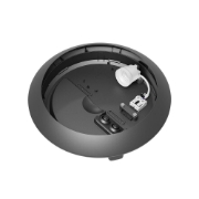 Imagine PLAFONIERA CU SENZOR 1xE27 NAPOLI-PC D:270mm IP65 GRI