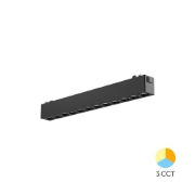 Imagine CORP LED PT SINA MAGNET 12W 24gr. 3in1 NEGRU SLIM