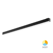 Imagine CORP LINEER LED PT SINA MAGN. 18W 3in1 NEGRU S20B-LNR600-SLIM