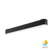 Imagine CORP LINEER LED PT SINA MAGN. 10W 3in1 NEGRU S20B-LNR300-SLIM