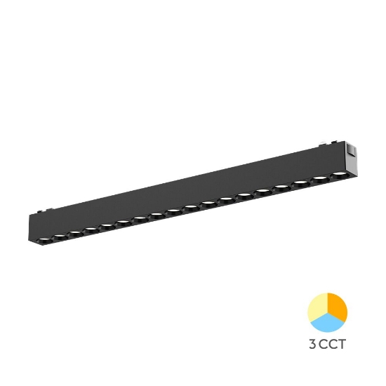 Imagine CORP LED PT SINA MAGNET 18W 3in1 NEGRU S20B-LNS330-SLIM