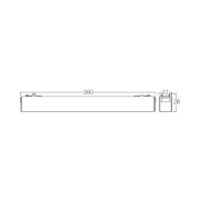 Imagine CORP LED PT SINA MAGNET 18W 3in1 NEGRU S20B-LNS330-SLIM