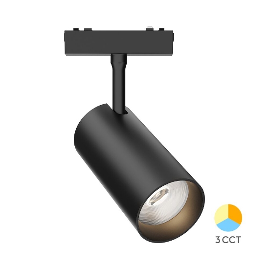 Imagine SPOT LED PE SINA MAGNET 6W 48VDC 3in1 S20B-TRC035 NEGRU