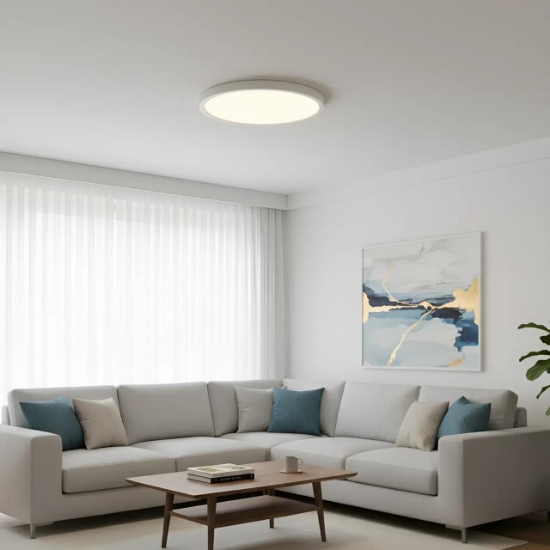 Imagine PLAFONIERA LED 20W 5in1 1600lm IP40 JADE-G2-SLR ALB RND