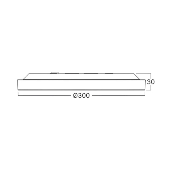 Imagine PLAFONIERA LED 25W 5in1 2100lm IP40 JADE-G2-SLR ALB RND