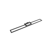 Imagine LUSTRA LED 40W CRYSTAL-3IN1-telecomanda-DIM-NEGRU