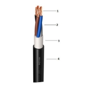 Imagine Cablu fără halogen cupru, N2XH 3x25+16 mm² B2ca – tambur