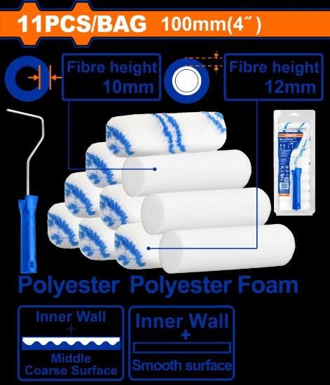 Imagine WADFOW - SET TRAFALET CU 10 CARTUSE - 100MM/4"