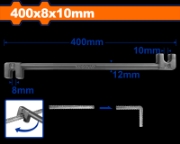 Imagine WADFOW - CHEIE PENTRU FIER-BETON - 8X10X400MM