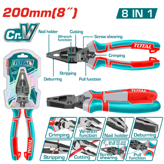 Imagine TOTAL - PATENT MULTIFUNCTIONAL 8-IN-1 - 8''/200MM, CR-V