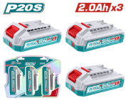 Imagine TOTAL - KIT 3 BATERII 20V - 2.0Ah