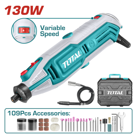 Imagine TOTAL - MINI POLIZOR - 130W - 109 ACCESORII