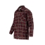 Imagine CAMASA FLANEL CU CAROURI DUNGATE / BORDO - L