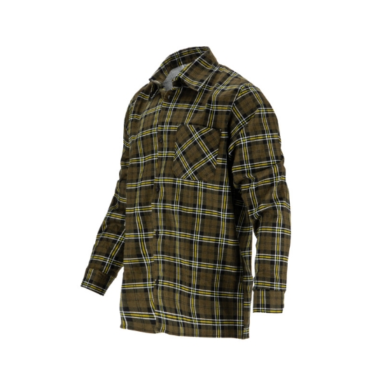 Imagine CAMASA FLANEL CU CAROURI DUNGATE / KAKI - S