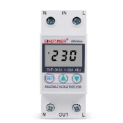 Imagine Releu digital de protectie tensiune, Sinotimer, 63A, SVP-915A, ecran digital LED