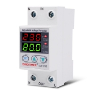 Imagine Releu monofazic digital de protectie tensiune, Sinotimer, reglabil intr 1- 80A, , ecran digital LED, SVP-916-80A
