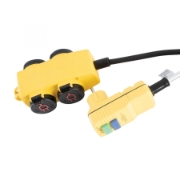 Imagine STANLEY prelungitor 4 prize, intrerupator, stecher RCD, 5 m, H07RN-F 3G1,5