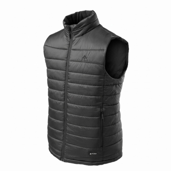 Imagine Vestă încălzită THAW THA-APR-0003-G, mărimea S, 4 zone de încălzire, 3 niveluri de încălzire, strat hidrofug, cu acumulator extern