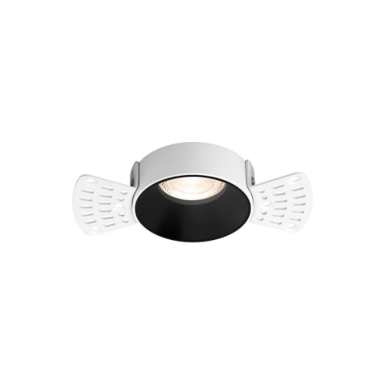 Imagine CARCASA ALB-NEGRU ROTUND PT MR16 GATA-TR-1