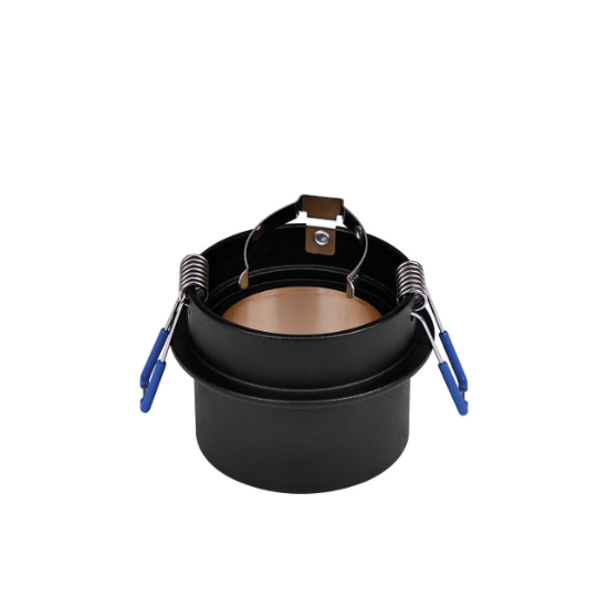 Imagine CARCASA NEGRU/int.AURIU ROTUND PT GU10 ALFA-C