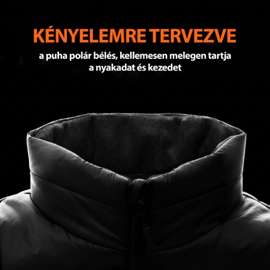 Imagine Vestă încălzită THAW THA-APR-0004-G, mărimea M, 4 zone de încălzire, 3 niveluri de încălzire, strat hidrofug, cu acumulator extern