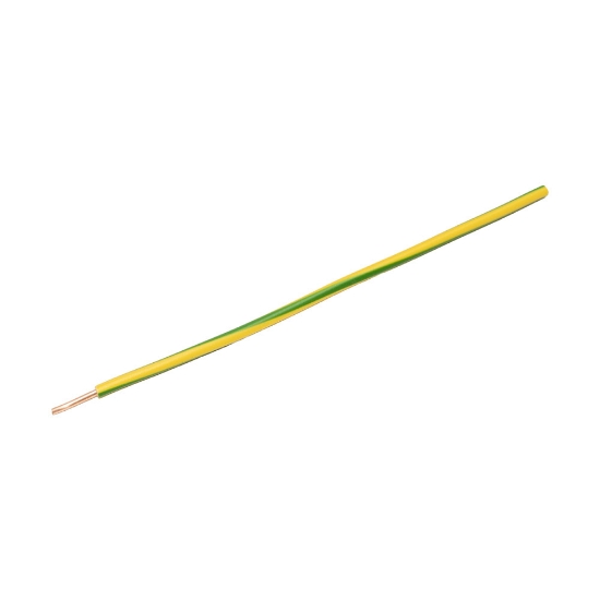 Imagine Conductor rigid cupru, FY 1.5 mm², verde-galben – colac