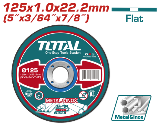 Imagine TOTAL - DISC DEBITARE METAL - 125MM