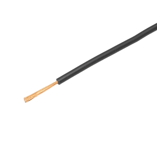 Imagine Conductor flexibil cupru, MYF 1.5 mm², negru – colac
