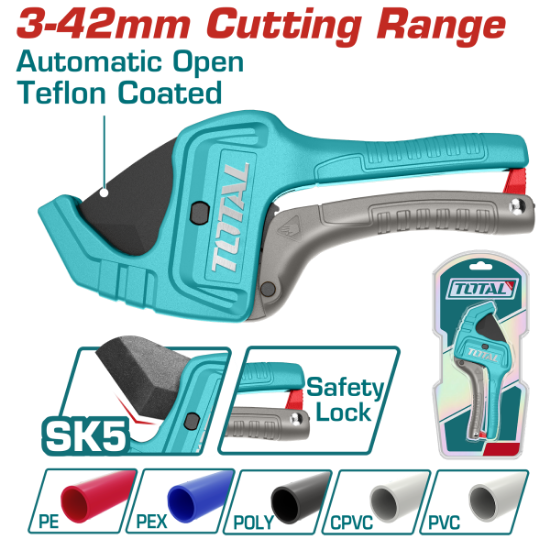Imagine TOTAL - CLESTE PENTRU TAIAT TEVI - 218MM - 3-42MM