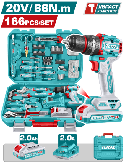 Imagine TOTAL - TRUSA DE SCULE – 166 PIESE