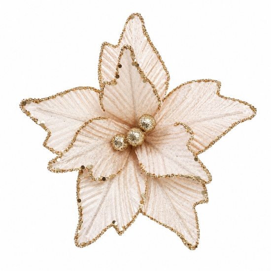 Imagine FLOARE DECORATIVA DE CRACIUN 18X10CM SYSDH-A3025037
