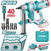 Imagine TOTAL - PISTOL PNEUMATIC PENTRU CUIE DE BETON - 20V - 19-40 MM (NU INCLUDE ACUMULATOR)